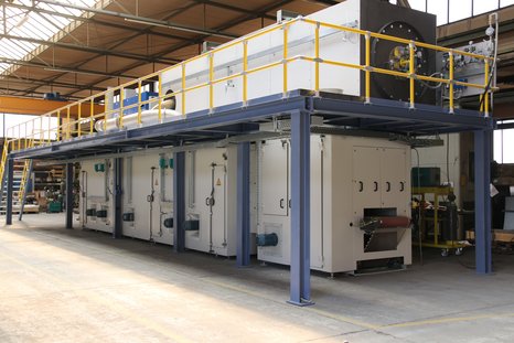 Filterbalgaushärteofenanlage