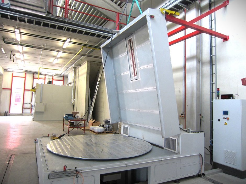 Schleudertrockner für Kusnstoffmaterialien